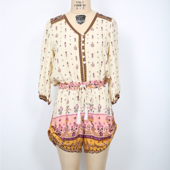 Spell & the gypsy collective desert wanderer romper playsuit M RARE HTF vintage - Picture 10 of 11
